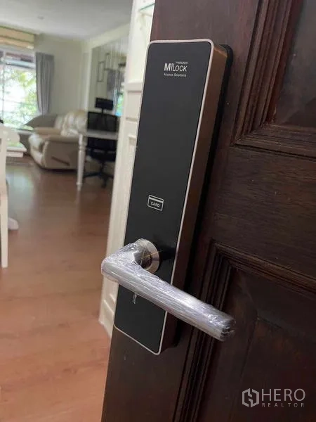 Condominium for rent - Secure digital door lock on the condo entrance.